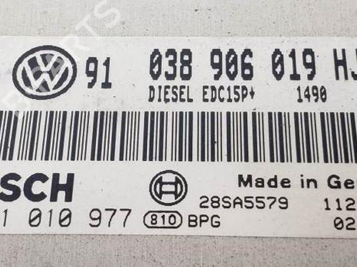 Engine control unit (ECU) VW GOLF IV (1J1) 1.9 TDI | BP25262661M57 
