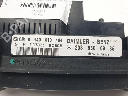 AC-Styringsenhed/Manøvreenhed MERCEDES-BENZ C-CLASS (W203) C 230 Kompressor (203.040) | BP29581614I5 