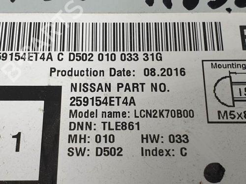 Radio NISSAN QASHQAI II SUV (J11, J11_) 1.2 DIG-T | BP11937024E6 