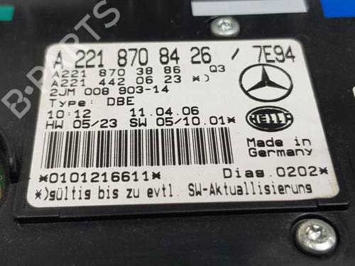 Interior roof light MERCEDES-BENZ S-CLASS (W221, V221) S 320 CDI (221.022, 221.122) | BP12533267I8 