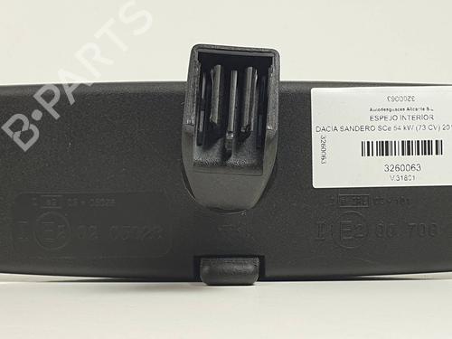 Rear mirror DACIA SANDERO II 1.0 SCe 75 (B8JC, B8JD, B8NC) | BP30279008I6 - Image 2