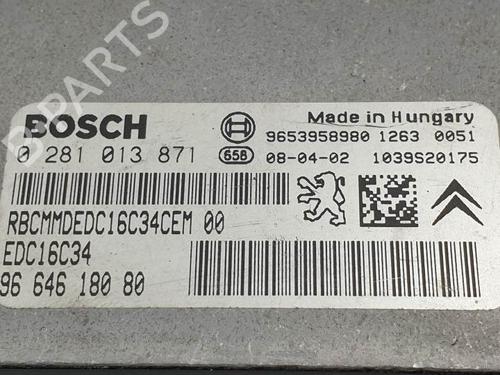 Engine control unit (ECU) PEUGEOT PARTNER Box Body/MPV 1.6 HDi 16V | BP24339775M57 