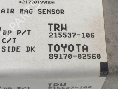 ECU airbags TOYOTA AURIS (_E18_) 1.6 (ZRE181_, ZRE185_, ZRE185R, ZRE181R) | BP17899042M53 