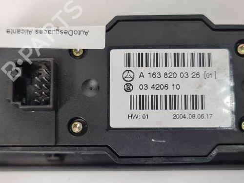 Climate control MERCEDES-BENZ M-CLASS (W163) ML 270 CDI (163.113) | BP6852169I5 