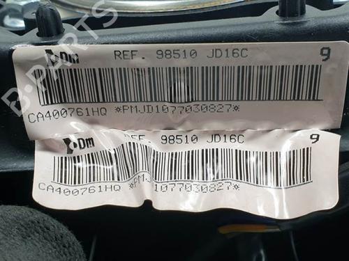 Førerens kollisjonspute NISSAN QASHQAI / QASHQAI +2 I (J10, NJ10, JJ10E) 1.5 dCi | BP11751558C9 