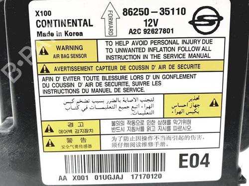 Kollisjonspute styreenhet SSANGYONG XLV SUV e-XGi 160 | BP15548330M53 