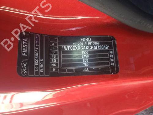 Front right window mechanism FORD FIESTA VI (CB1, CCN) 1.0 EcoBoost | BP25146004C23 