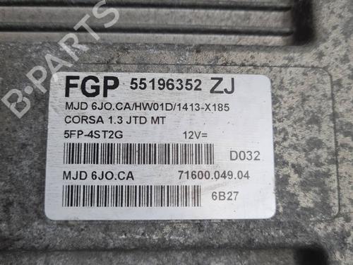 Engine control unit (ECU) OPEL CORSA C (X01) 1.3 CDTI (F08, F68) | BP38588952M57 - Image 4