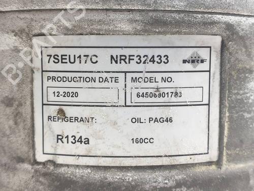 AC compressor BMW 7 (E65, E66, E67) 730 Ld | BP29696699M34 