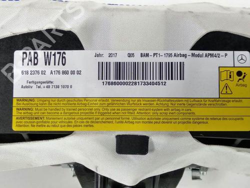 Passenger airbag MERCEDES-BENZ GLA-CLASS (X156) GLA 220 d 4-matic (156.905) | BP7559526C10 
