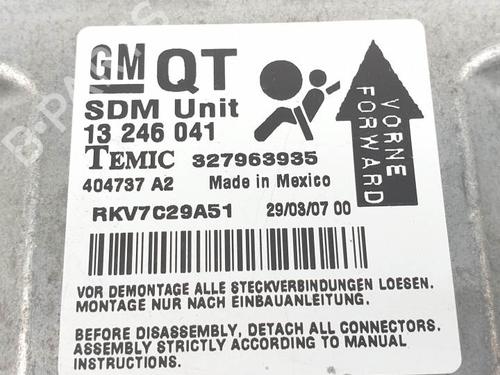 Kollisjonspute styreenhet OPEL ASTRA H (A04) 1.9 CDTI (L48) | BP28026987M53 