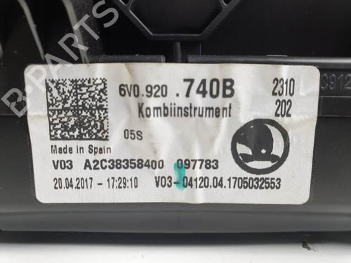 Instrument cluster SKODA FABIA III (NJ3) 1.0 | BP24627109C47 