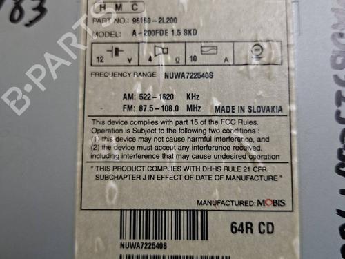 Radio HYUNDAI i30 (FD) 1.6 CRDi | BP39929306E6 - Image 5