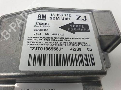 Kollisjonspute styreenhet OPEL MERIVA A MPV (X03) 1.3 CDTI (E75) | BP10729674M53 