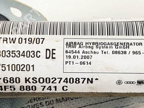 Left curtain airbag AUDI A6 C6 (4F2) 2.0 TDI | BP17637071C11 