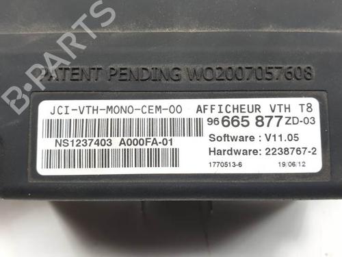 Display monitor PEUGEOT 5008 (0U_, 0E_) 1.6 HDi | BP29149670C48 