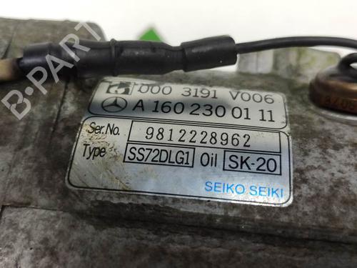 AC compressor SMART CITY-COUPE (450) 0.6 (S1CLB1, 450.331, 450.336) | BP9755669M34 