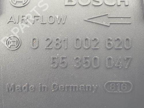 Mass air flow sensor OPEL MERIVA A MPV (X03) 1.7 CDTI (E75) | BP23188122M95 