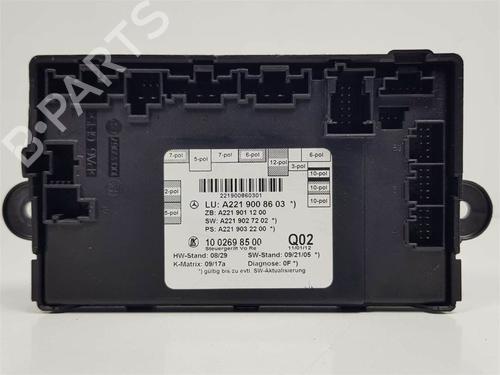 Used Electronic module Electronic module MERCEDES-BENZ S-CLASS (W221, V221) S 350 BlueTec (221.026, 221.126) (258 hp) 11349422 11349422