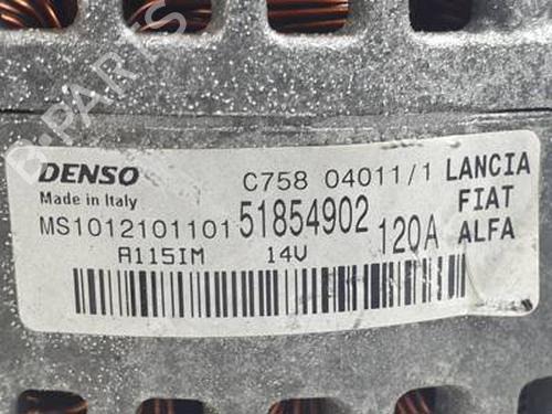 Alternator ALFA ROMEO 159 (939_) 1.9 JTDM 16V (939AXC1B, 939AXC12) | BP30694316M7 