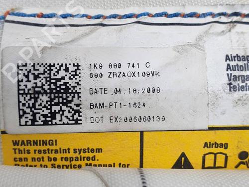 Left curtain airbag VW GOLF V Variant (1K5) 1.9 TDI | BP29989925C11