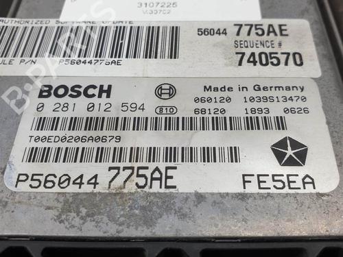 Engine control unit (ECU) JEEP CHEROKEE (KJ) 2.8 CRD 4x4 | BP28065624M57 - Image 4