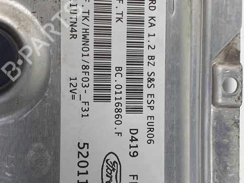 Engine control unit (ECU) FORD KA (RU8) 1.2 | BP30278370M57 - Image 3