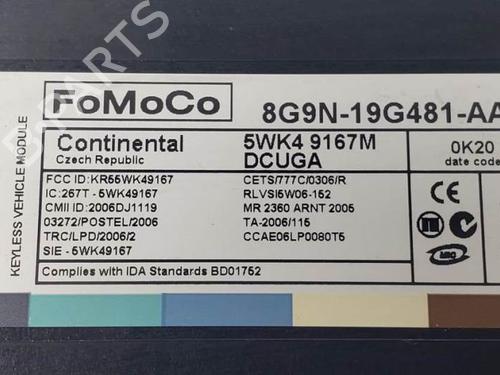 Electronic module JAGUAR XF I (X250) 3.0 | BP25119010M83 - Image 3