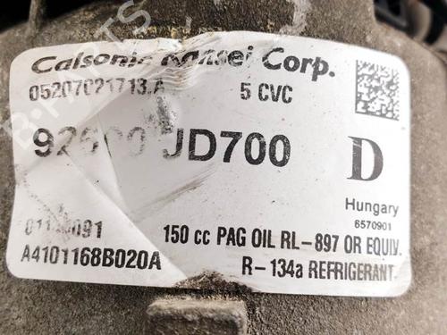 AC compressor NISSAN QASHQAI / QASHQAI +2 I (J10, NJ10, JJ10E) 2.0 dCi | BP15641375M34 
