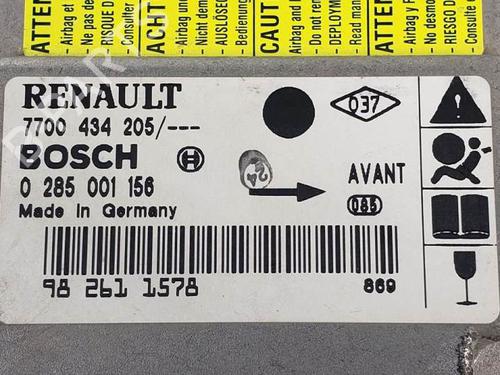 ECU airbags RENAULT CLIO II (BB_, CB_) 1.2 (BB0A, BB0F, BB10, BB1K, BB28, BB2D, BB2H, CB0A,... | BP17588388M53 