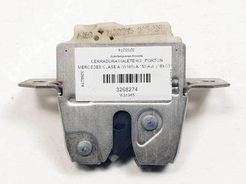 Used Tailgate lock MERCEDES-BENZ A-CLASS (W169) A 150 (169.031, 169.331) (95 hp) 31033687