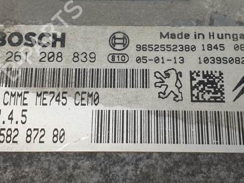 Engine control unit (ECU) PEUGEOT 206 CC (2D) 1.6 16V (2DNFUF, 2DNFUR) | BP25117088M57 