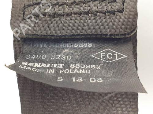 Rear right seatbelt RENAULT CLIO III (BR0/1, CR0/1) 1.5 dCi (C/BR0G, C/BR1G) | BP16151958I28 