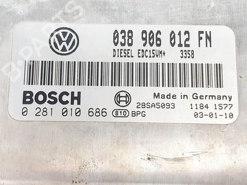 Engine control unit (ECU) SEAT LEON (1M1) 1.9 TDI | BP19672507M57 