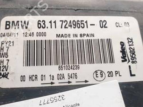 Left headlight BMW 1 (E87) 118 d | BP30998376C28 