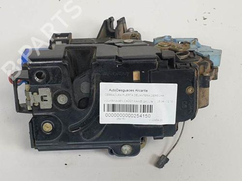 Used Front right lock VW CADDY III MPV (2KB, 2KJ, 2CB, 2CJ) 1.9 TDI (105 hp) 6861401