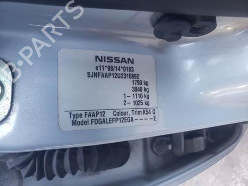Right front driveshaft NISSAN PRIMERA Hatchback (P12)  | BP16752455M39 
