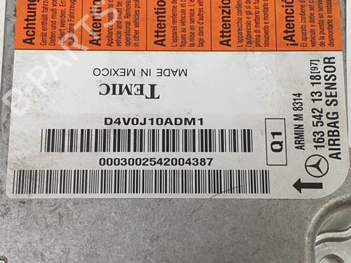 Kollisjonspute styreenhet MERCEDES-BENZ M-CLASS (W163) ML 270 CDI (163.113) | BP10171539M53 