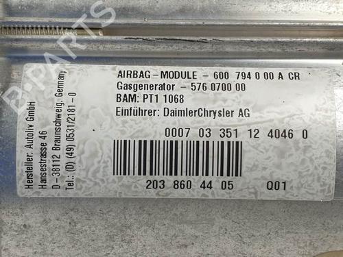 Passasjer kollisjonspute MERCEDES-BENZ C-CLASS (W203) C 270 CDI (203.016) | BP24932894C10 