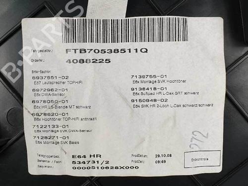 Rear left panel BMW 6 Convertible (E64) 635 d | BP6844892C60 - Image 2