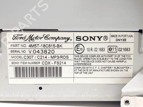 Radio FORD FOCUS II (DA_, HCP, DP)  | BP25139039E6 