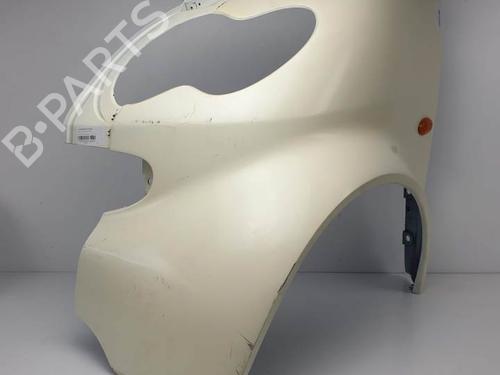 Left front fenders SMART CABRIO (450) 0.8 CDI (S1OLC1, 450.401, 450.402, 450.403, 450.400) | 3 PUERTAS