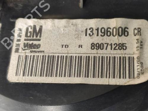 Rear fog light OPEL MERIVA A MPV (X03) 1.3 CDTI (E75) | BP9396025C37 