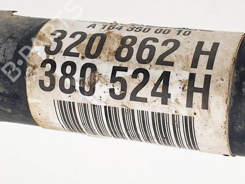 Left rear driveshaft MERCEDES-BENZ M-CLASS (W164) ML 280 CDI 4-matic (164.120) | BP16291333M40 
