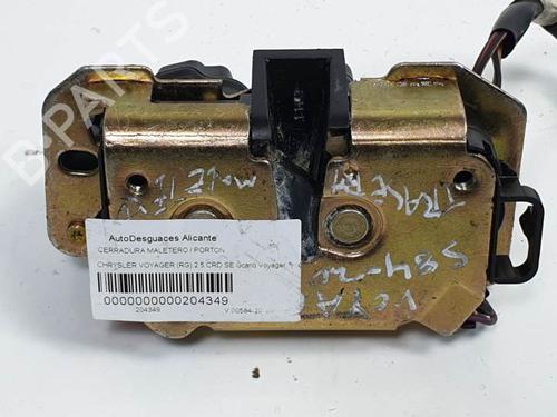 Used Tailgate lock CHRYSLER VOYAGER IV (RG, RS) 2.5 CRD (141 hp) 6853889