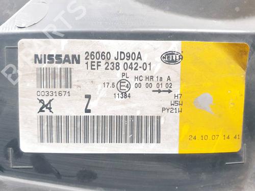 Left headlight NISSAN QASHQAI I (J10, NJ10) 1.5 dCi | BP29417104C28 