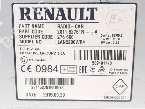 Radio DACIA DUSTER (HS_) 1.5 dCi | BP30633296E6 - Image 5