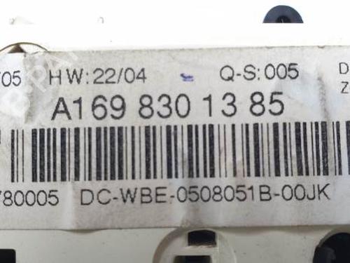 Climate control MERCEDES-BENZ A-CLASS (W169) A 180 CDI (169.007, 169.307) | BP24627550I5 