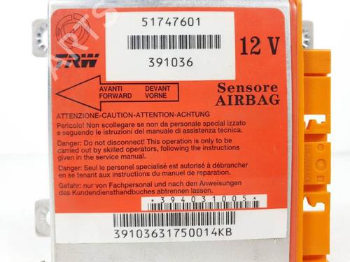 ECU airbags FIAT GRANDE PUNTO (199_) 1.4 (199AXB11, 199AXB1A, 199BXB1A, 199AXL1A) | BP15497126M53 