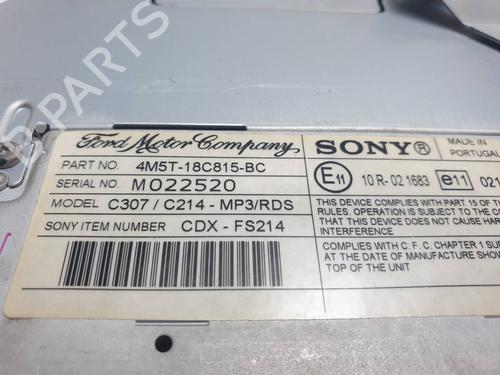 Radio FORD FOCUS C-MAX (DM2) 1.8 | BP39004730E6 - Image 5